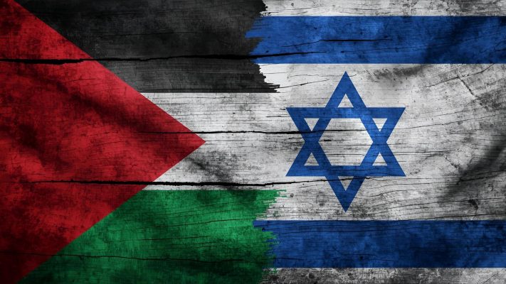 Banderas palestina israel